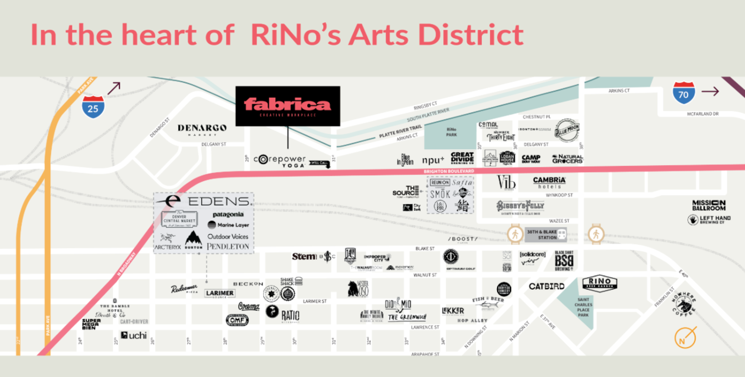 Title at Fabrica RiNo - 3001 Brighton Boulevard