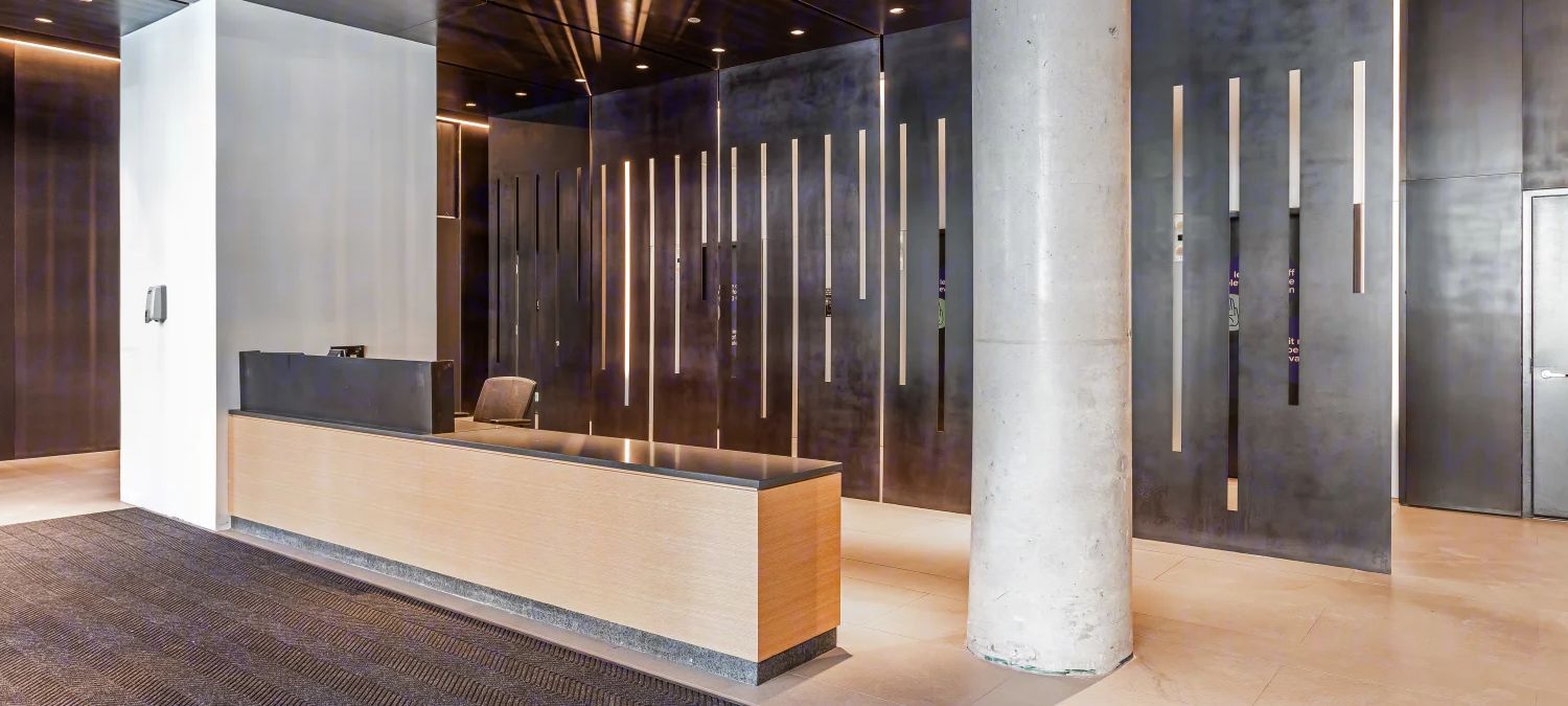 <p class="text-size-header-32" textalign="center" style="text-align: center">203 JAY LOBBY</p> at 203 Jay Street
