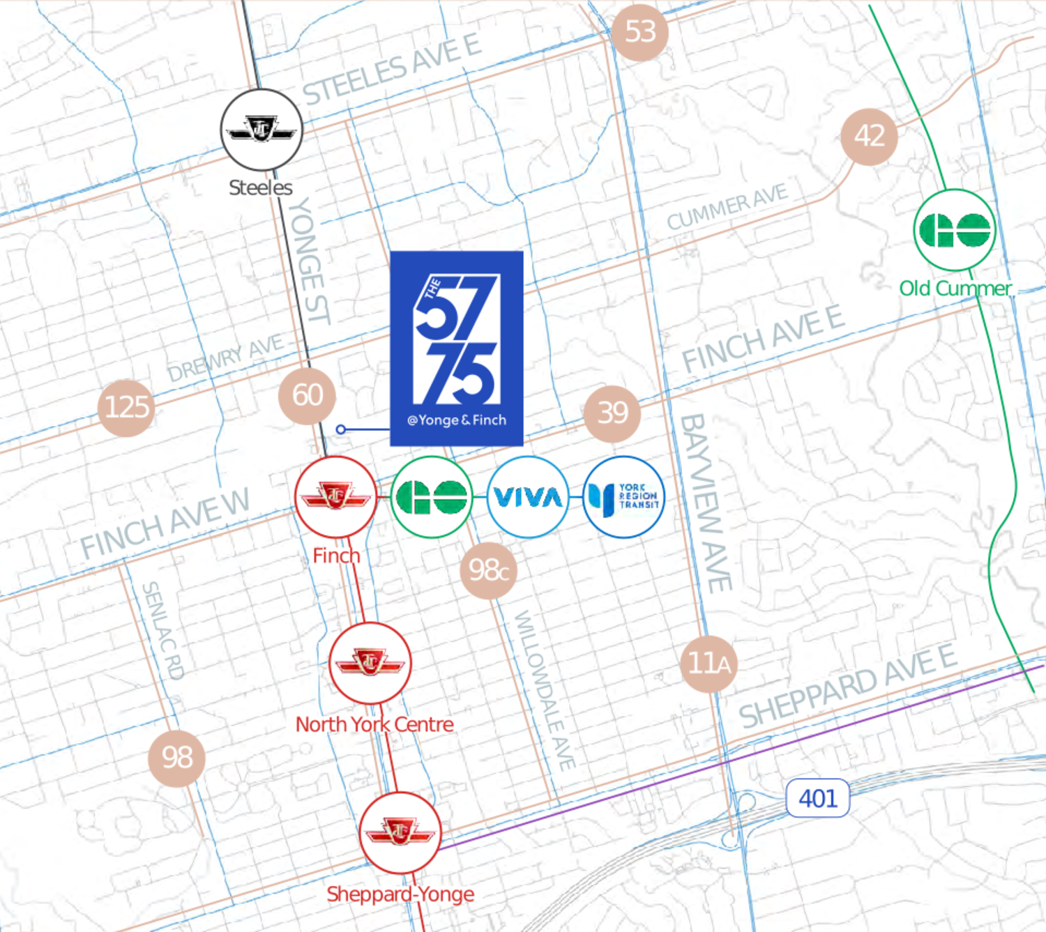 <p class="text-size-header-32" textalign="center" style="text-align: center">Interconnectivity is easy with an underground walkway to Finch Station</p> at 5775 Yonge Street