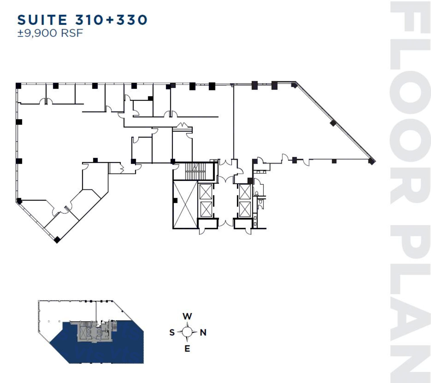 Partial 3rd Floor, Suite 310 Commercial Space for Rent at 2999 Oak Road ...