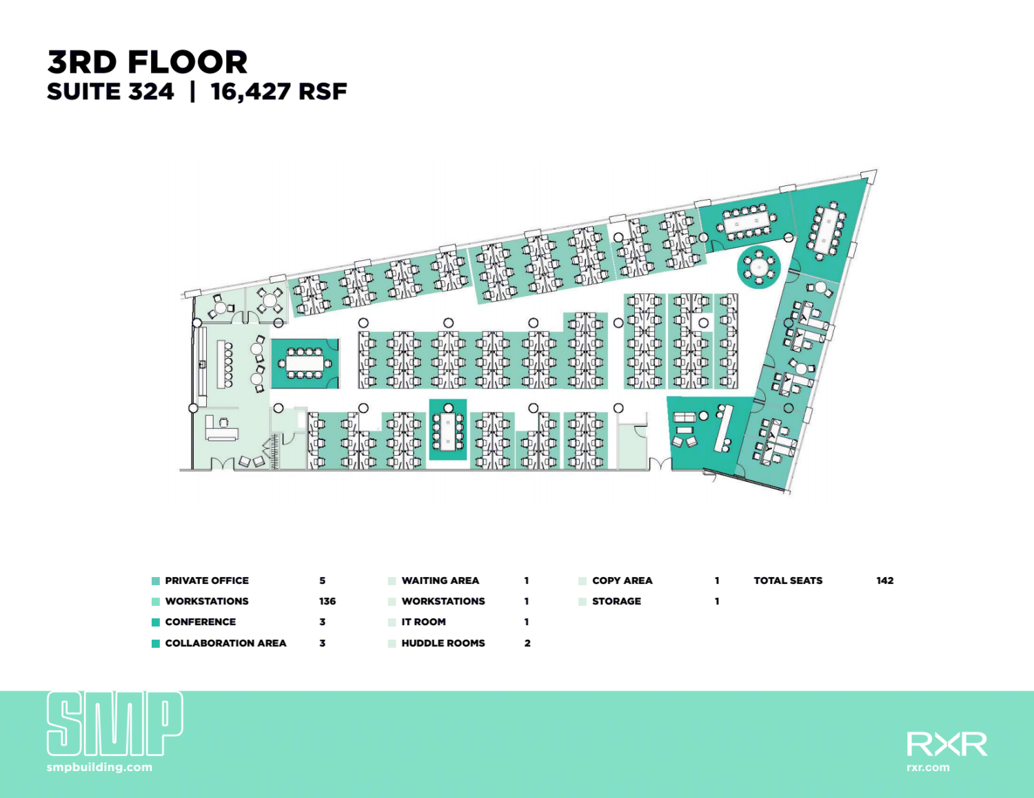 Floor plan of Partial 3rd Floor, Suite 324, The Standard Motors Products Building  , 37-18 Northern Boulevard