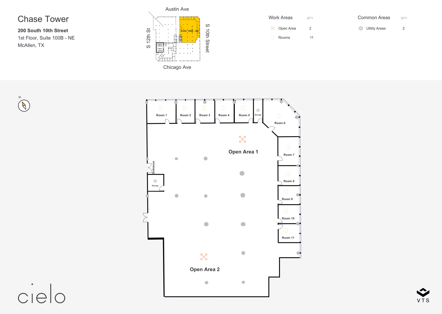 Partial 1st Floor, Suite 100B-NE Commercial Space for Rent at 200 South ...