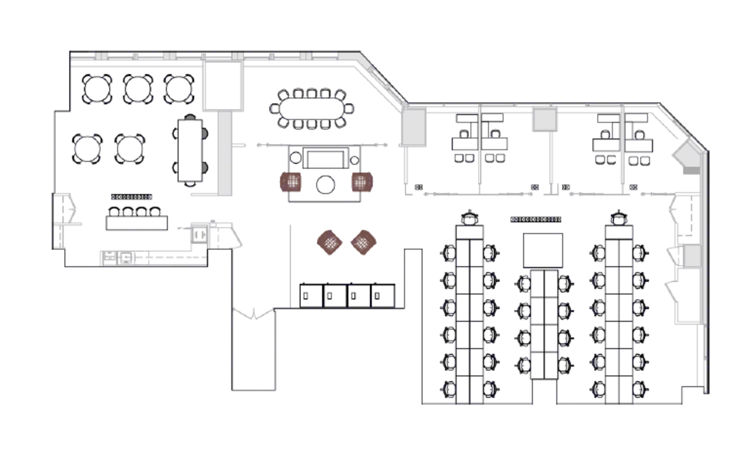 Partial 11th Floor, Suite 1104 Commercial Space for Rent at 156 West ...