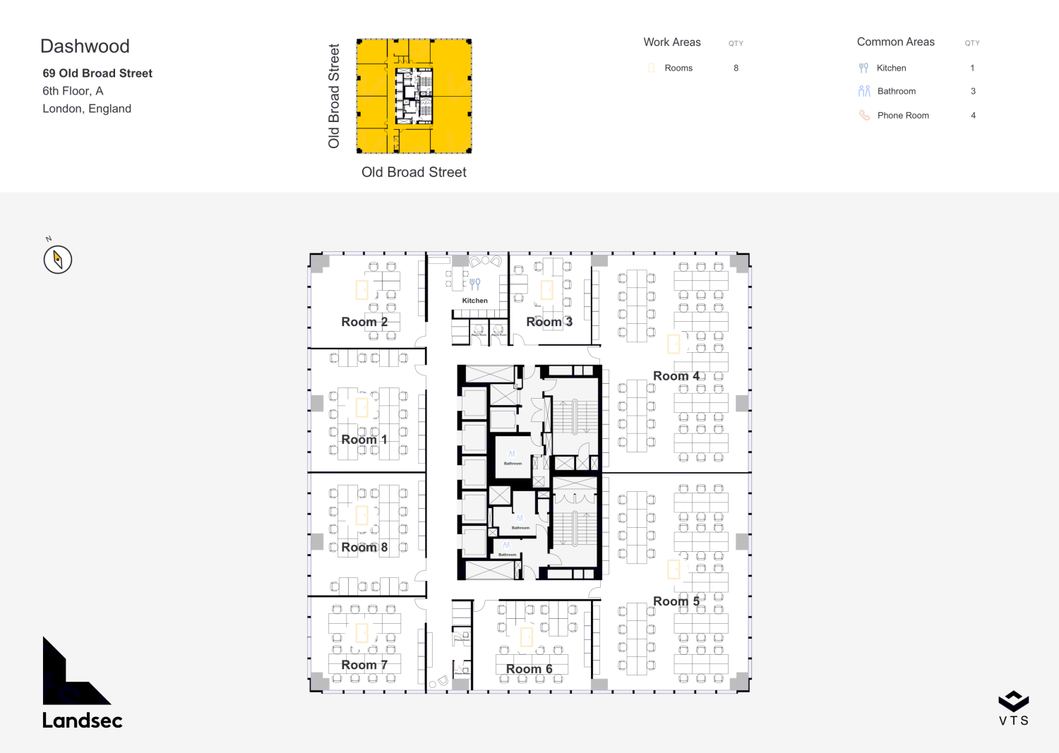 Partial 6th Floor - A (Myo) Commercial Space for Rent at 69 Old Broad ...