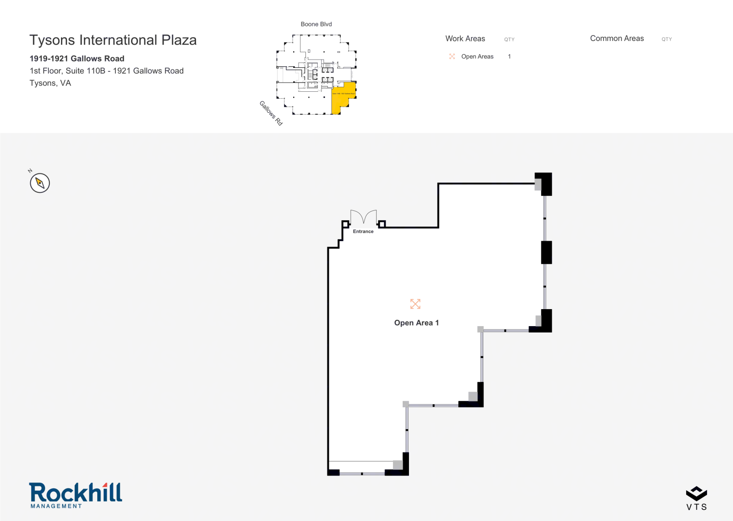 Partial 1st Floor, Suite 110B - 1921 Gallows Road Commercial Space for ...