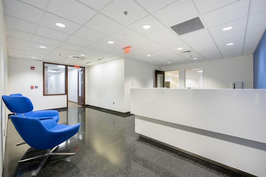 Reception area