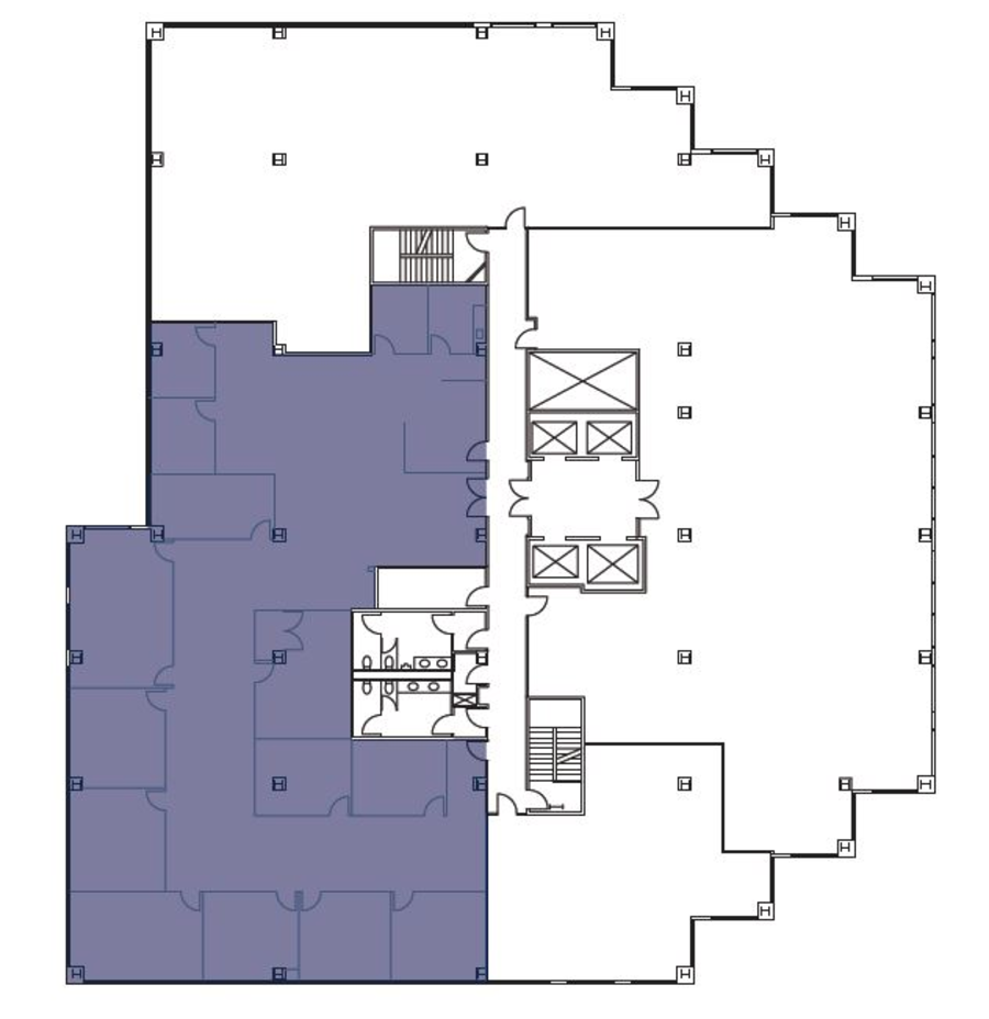 Floor plan - Partial 9th Floor, Suite 920 - NOLA - 35 North Lake Avenue