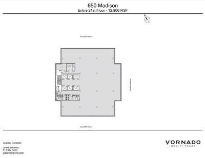 650 Madison Avenue, New York, NY Office Space for Rent | VTS